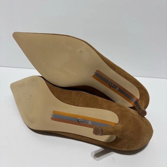 Sam Edelman Women’s Vienna Pointed Toe Pumps Brown, Size 10 M - Picture 5 of 6